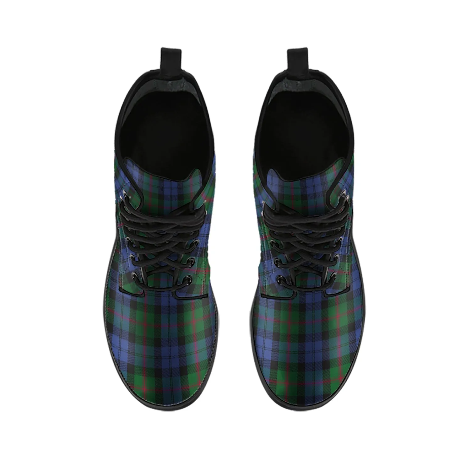 Baird Tartan Leather Boots