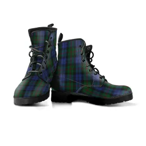 Baird Tartan Leather Boots