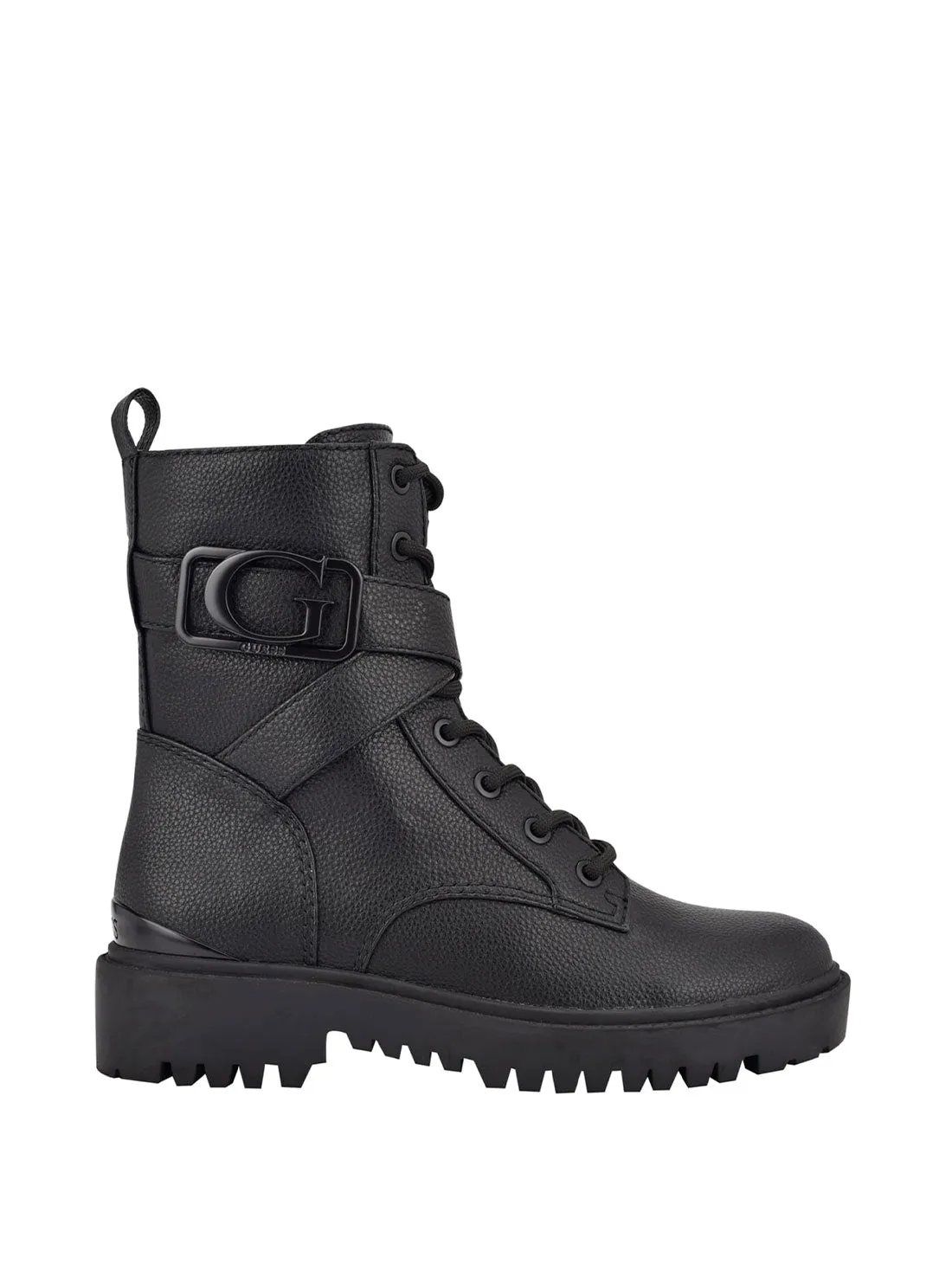 Black Orana Chunky  Combat Boots