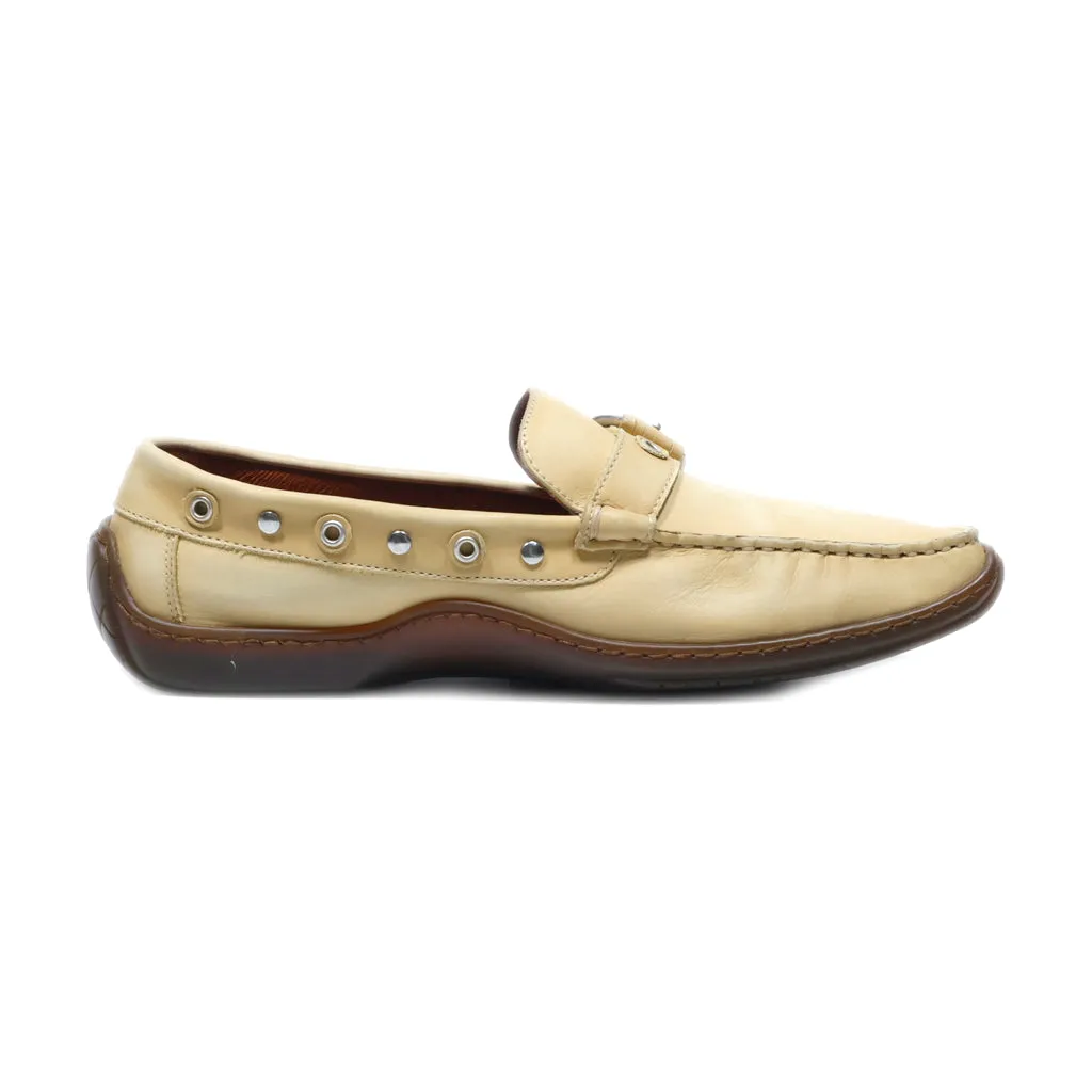 Donald J Pliner Loafers Leather Brown Colour For Women