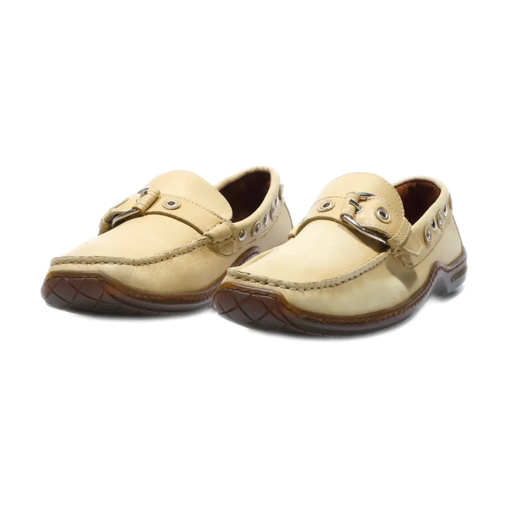 Donald J Pliner Loafers Leather Brown Colour For Women