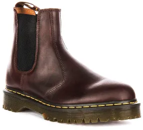 Dr Martens 2976 Bex Chelsea Crazy In Dark Brown Boots