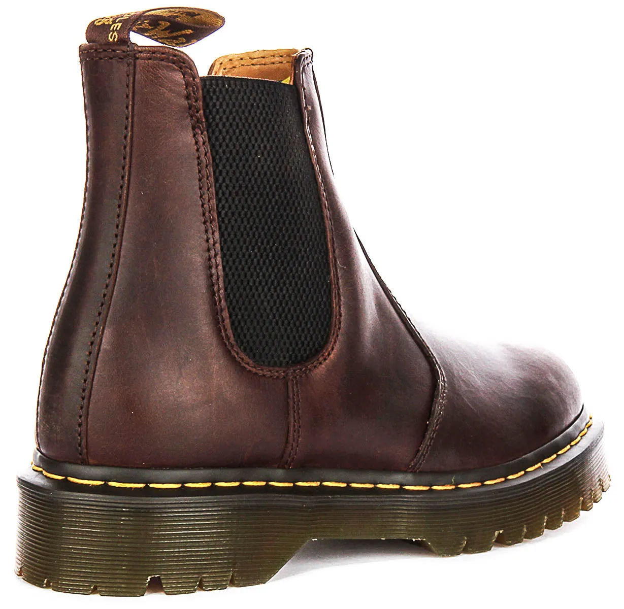 Dr Martens 2976 Bex Chelsea Crazy In Dark Brown Boots