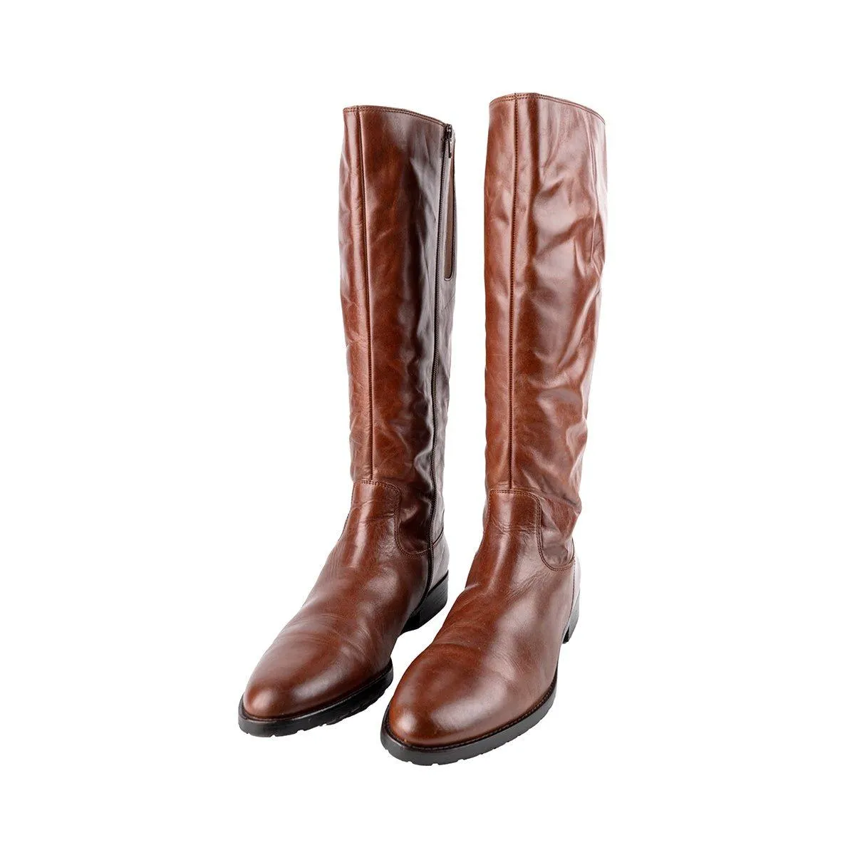 Gabor Riding High Boots Leather Brown Colour For Women