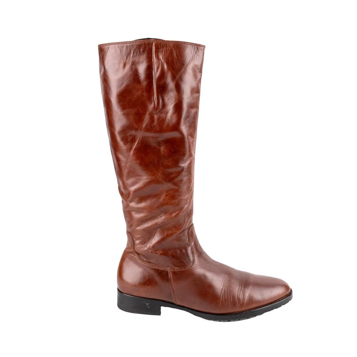 Gabor Riding High Boots Leather Brown Colour For Women