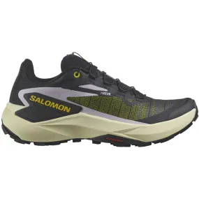 Salomon Women's Genesis Trail Running Shoes Black / Sulphur Spring / Orchid Petal