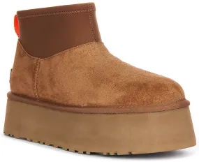 Ugg Australia Mini Dipper In Chestnut For Women