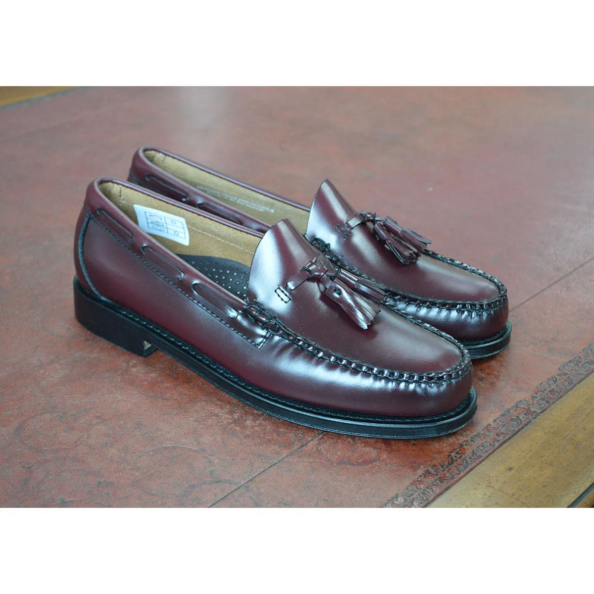 Weejuns Larkin Tassel Loafers Wine Leather